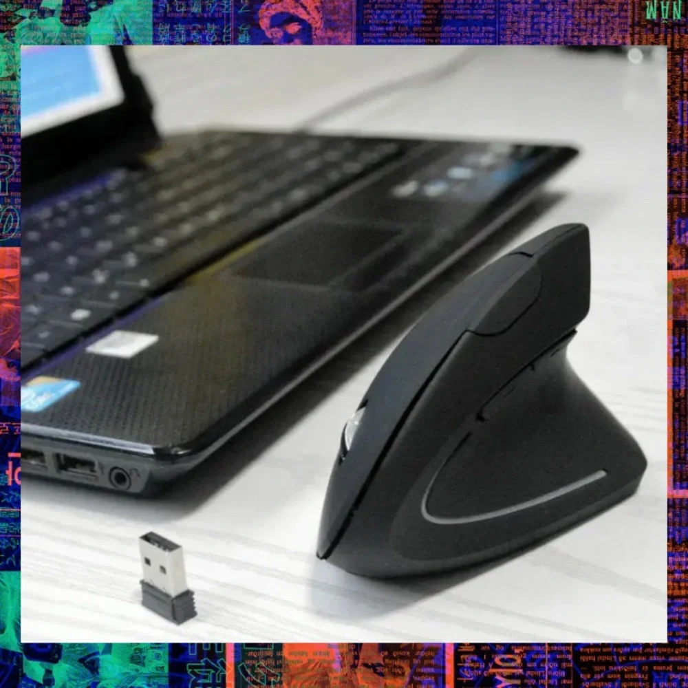 NEW STYLE Right Hand Fifth Generation Vertical Wireless Wired Optical Mouse